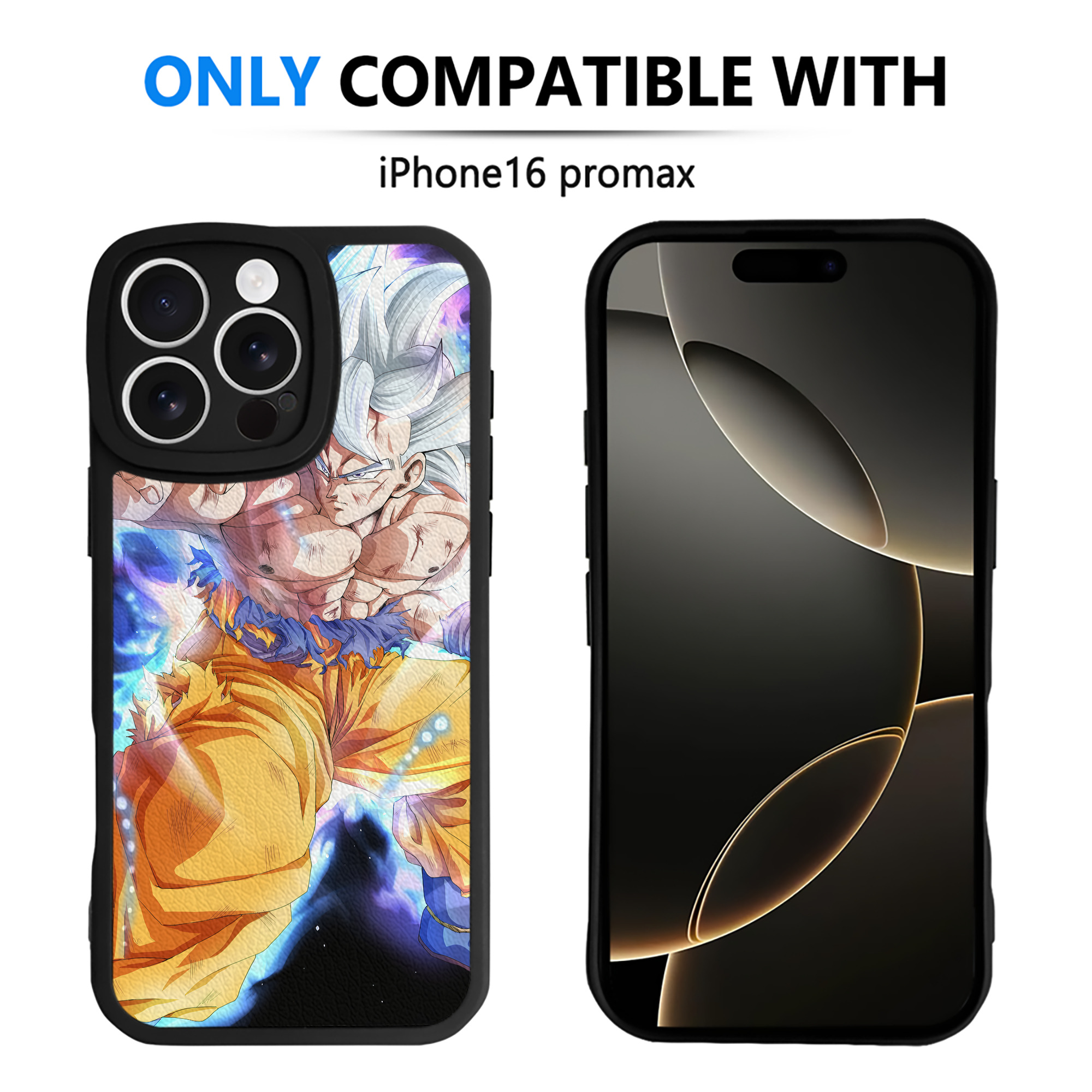 （画像用） ドラゴンボール DRAGON BALL 【iPhone 16シリーズ対応】シリコンスマホケース（レザー調） 材質：シリコン